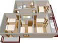 Kraj, plattegrond in the apartment, (pet friendly) en WiFi.