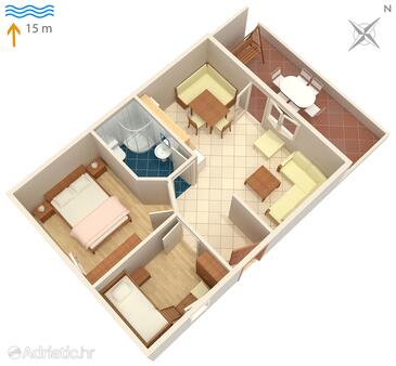 Plan Kraj, Plan in the apartment, WIFI.
