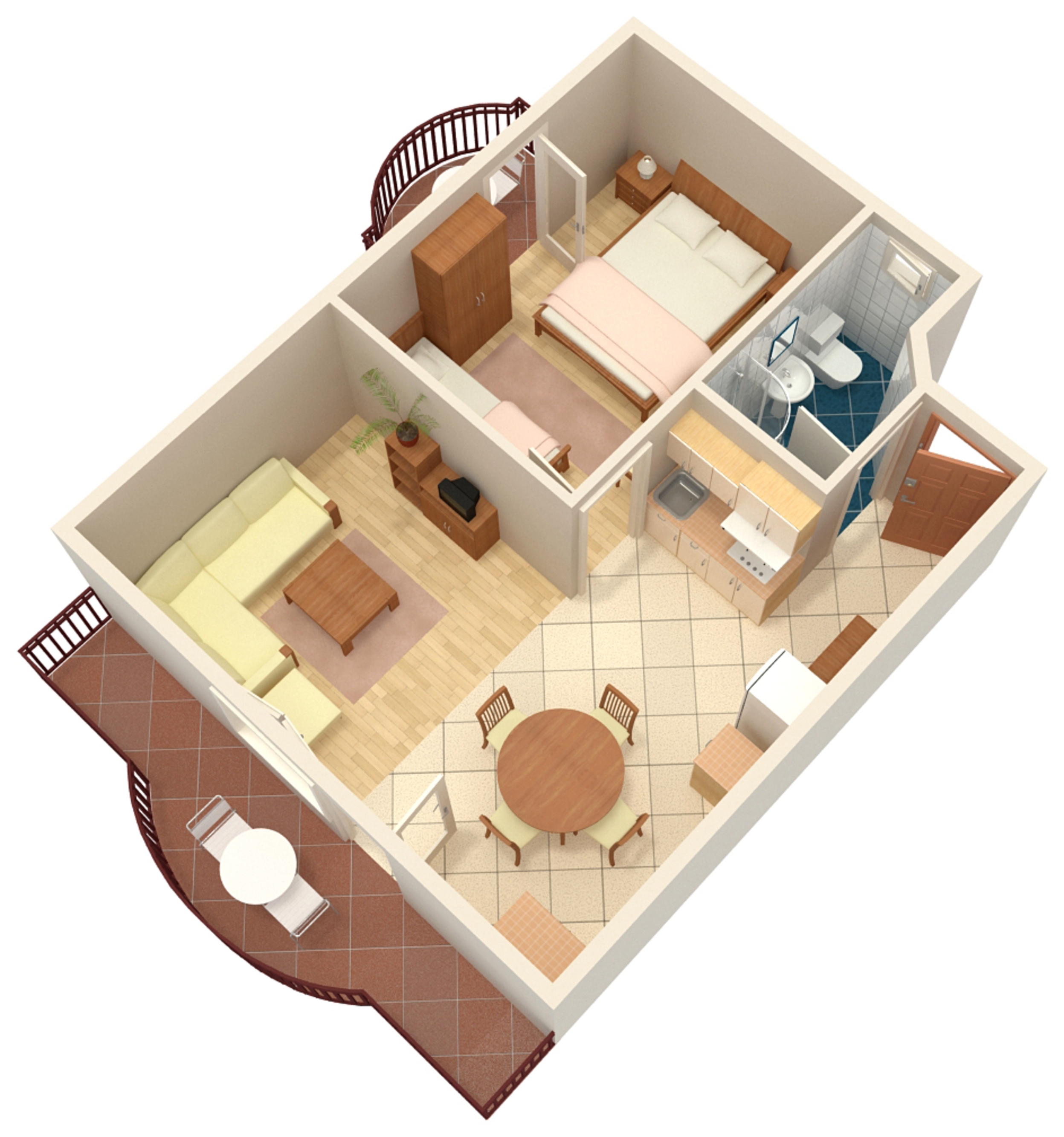 One bedroom apartment near beach Kraj, Pašman  A-c