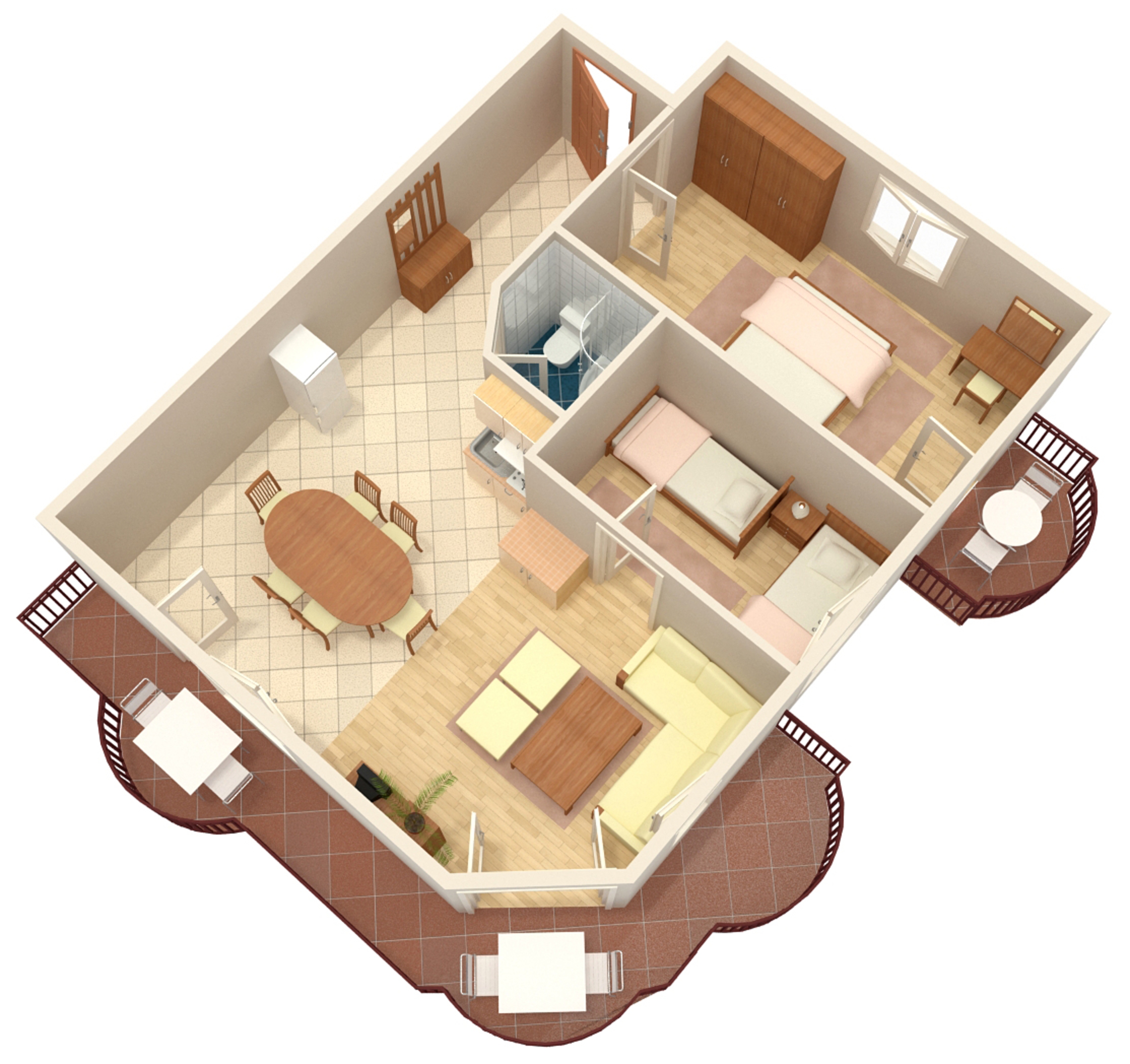 Two bedroom apartment near beach Kraj, Pašman  A-d