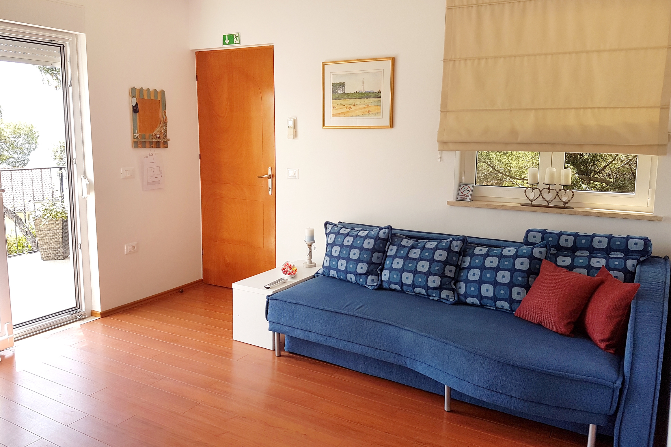 One bedroom apartment with terrace and sea view Rovinj (A-3373-b)