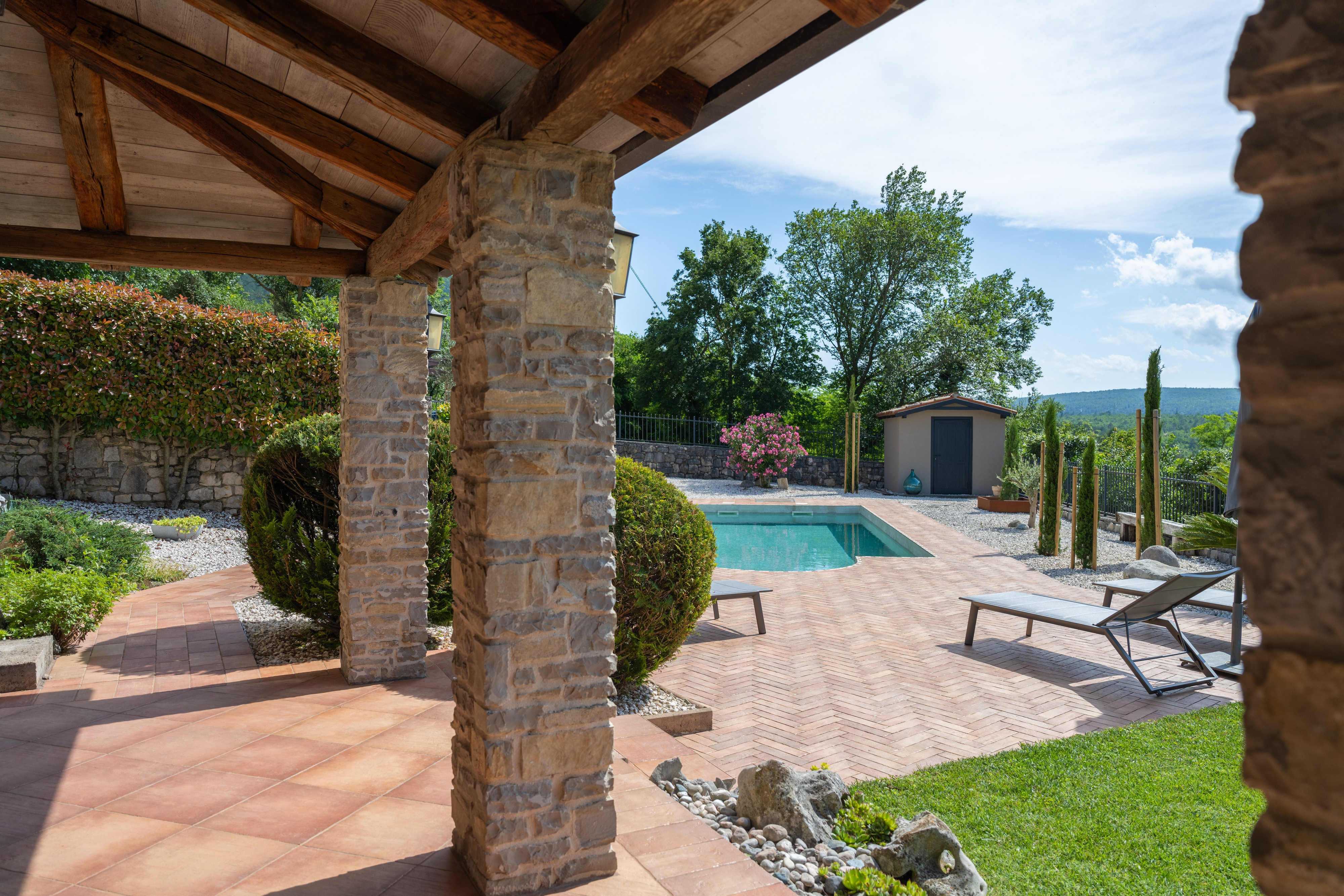 Two bedroom house with terrace Kožljak, Central Istria - Središnja Istra  K