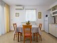 Bašanija, Sala da pranzo nell'alloggi del tipo apartment, condizionatore disponibile e WiFi.