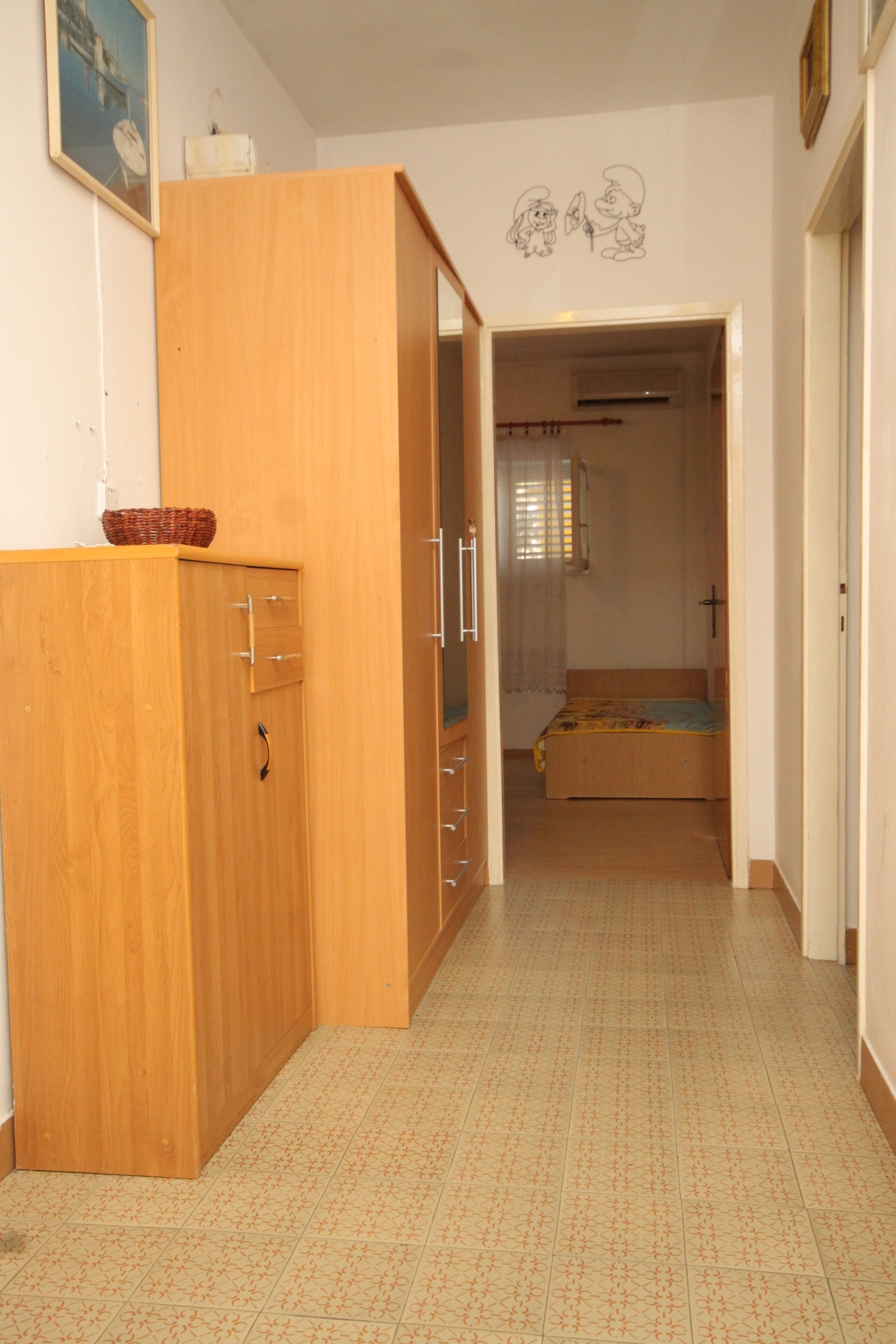 Three bedroom apartment with terrace and sea view Tkon, Pašman  A-a