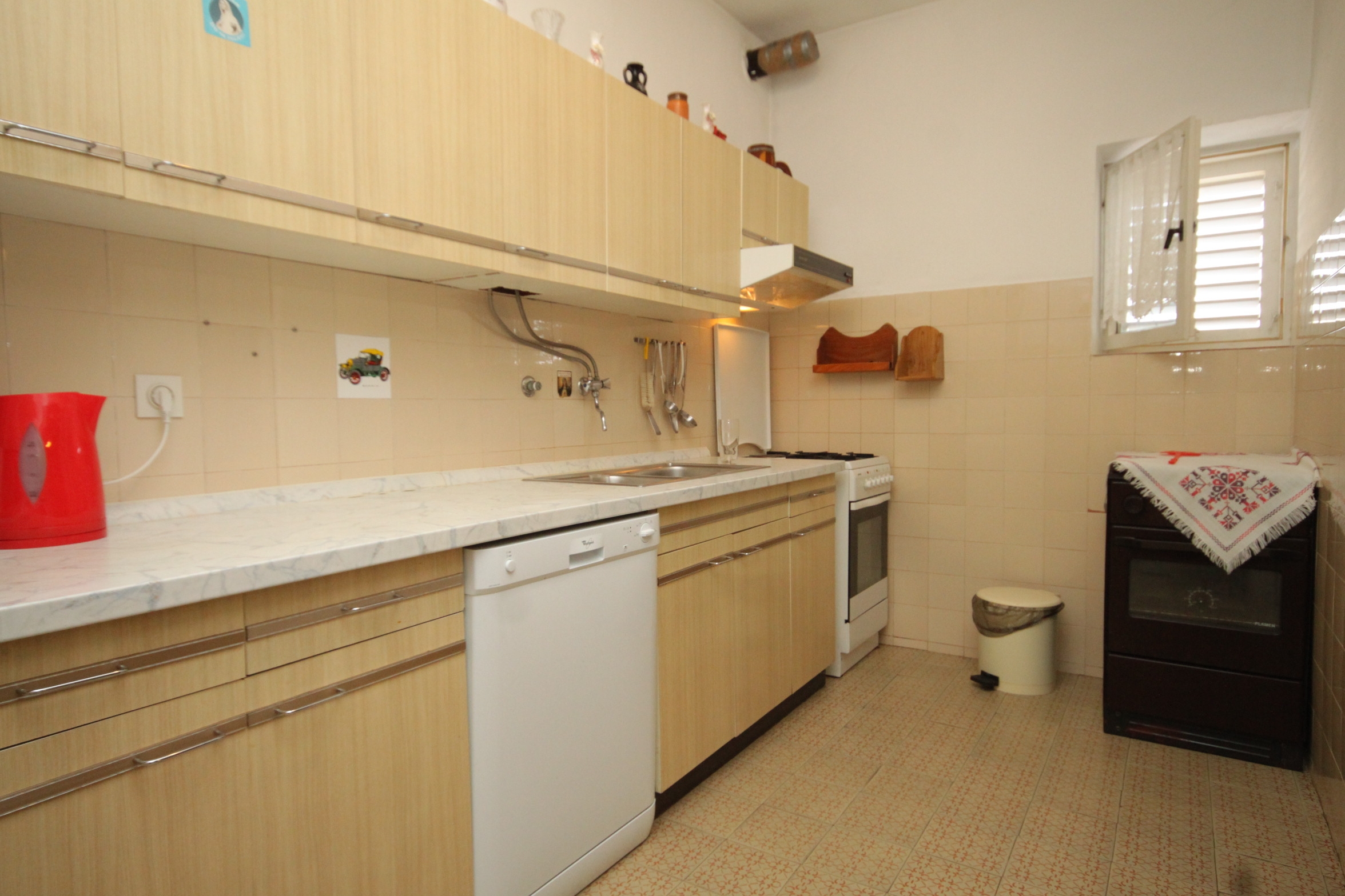 Three bedroom apartment with terrace and sea view Tkon, Pašman  A-a