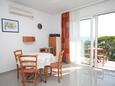 Medveja, Dining room in the apartment, air condition available, (pet friendly) and WiFi.