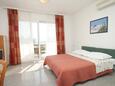 Living room Medveja, Living room in the apartment, air condition available, (pet friendly) and WiFi.
