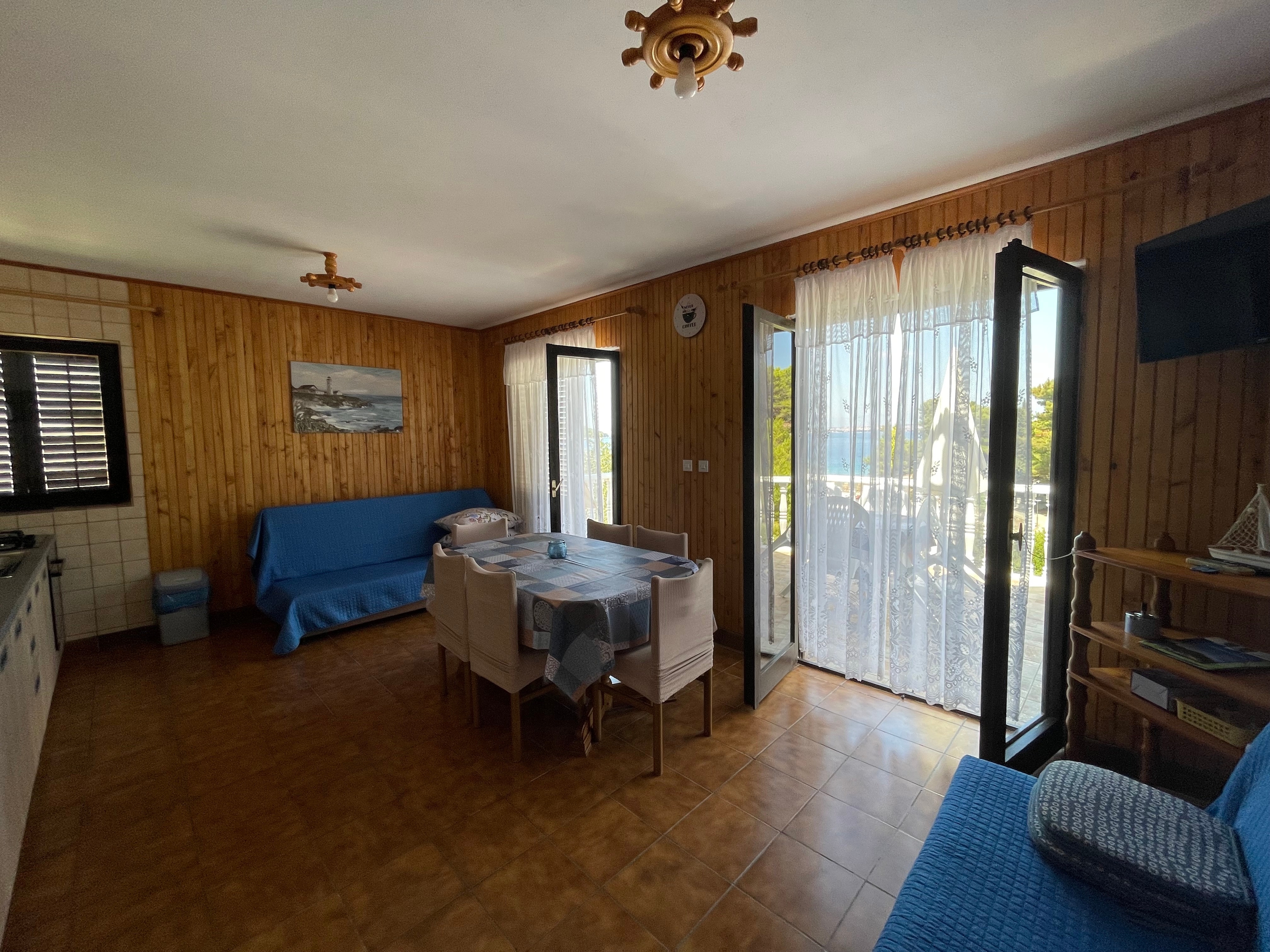 Two bedroom apartment near beach Kali, Ugljan (A-345-a)