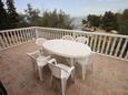 Terrace Kali, Terrace in the apartment, with a sea view, (pet friendly) and WiFi.