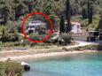 Szálláshely Kali, Ugljan, Szálláshely 345 - Apartmanok a tenger közelében kavicsos stranddal.