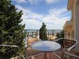 Kraj, Terrasse dans l’hébergement en type apartment, avec la vue sur la mer et WiFi.