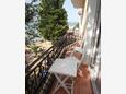 Kraj, Balcony in the apartment, with a sea view and WiFi.