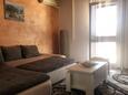 Obývací pokoj Mandre, Obývací pokoj v ubytování typu apartment, s klimatizací a WiFi.