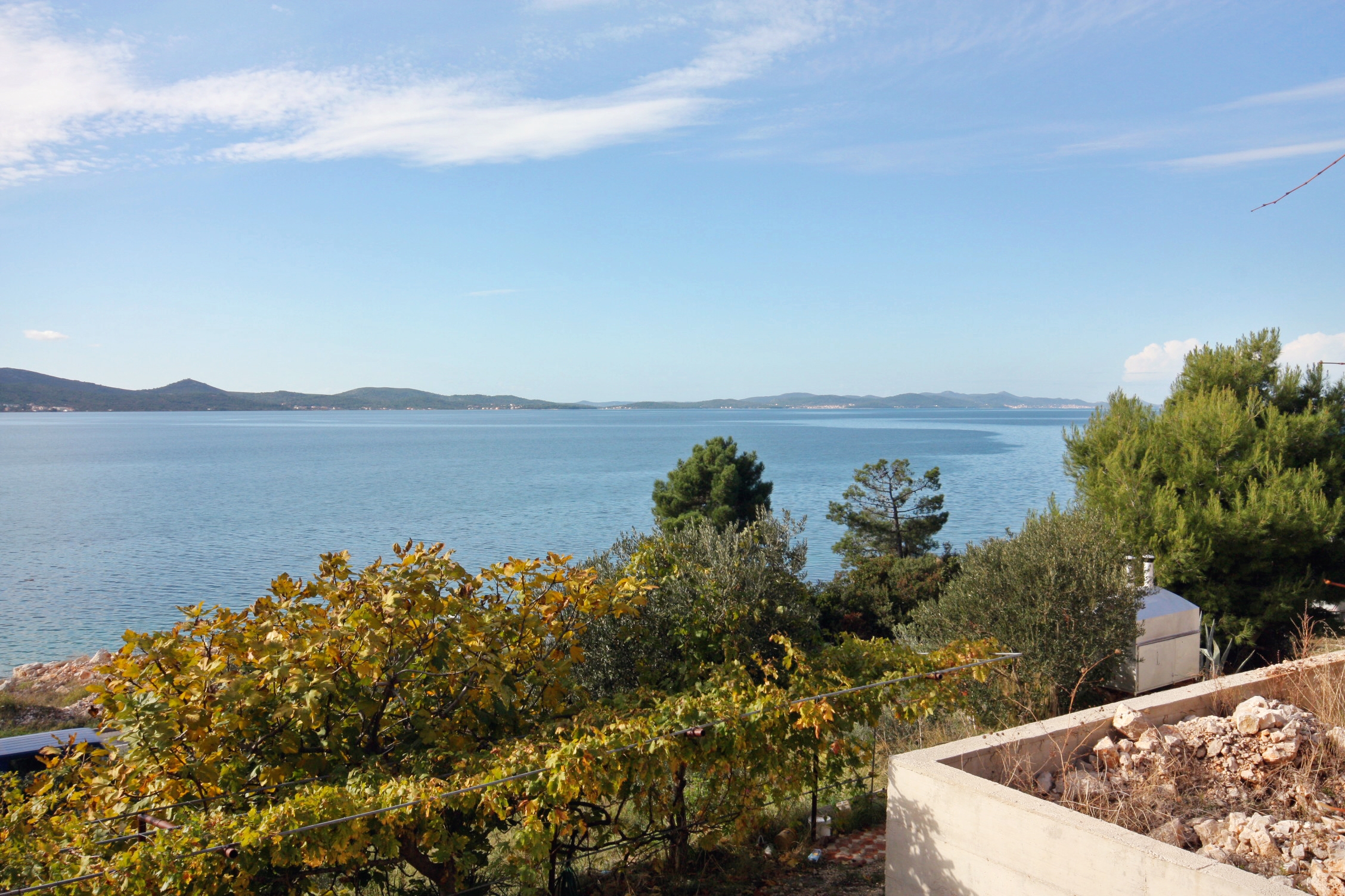 Comfortable and spacious apartment with balcony and sea view Sveti Petar, Biograd  A-b