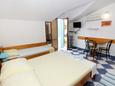 Sućuraj, Dormitorio in the studio-apartment, (pet friendly) y WiFi.