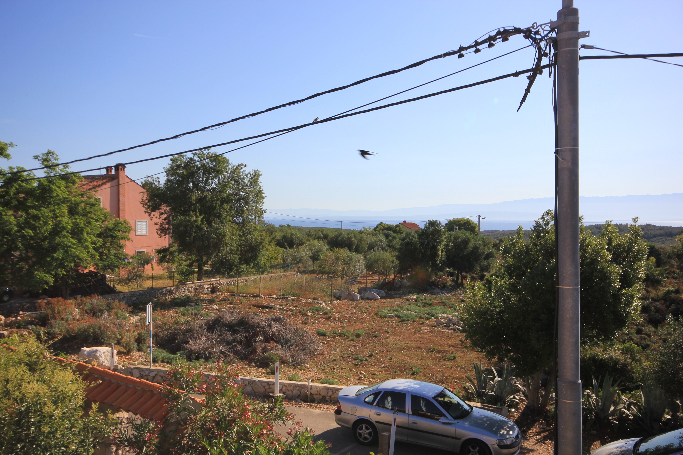 Studio flat with terrace and sea view Punta križa, Cres  AS-b