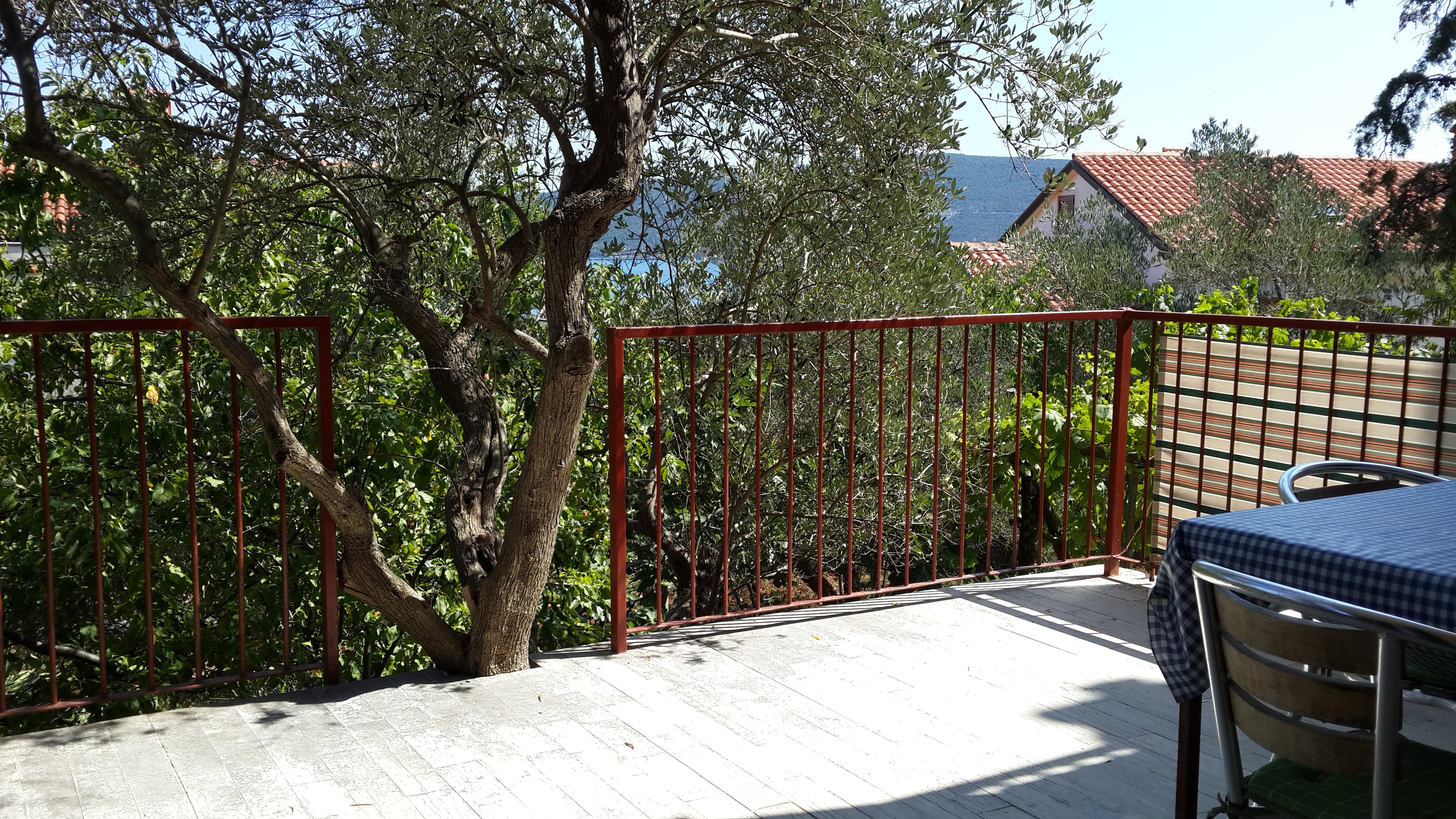 Two bedroom apartment with terrace and sea view Valun, Cres  A-a