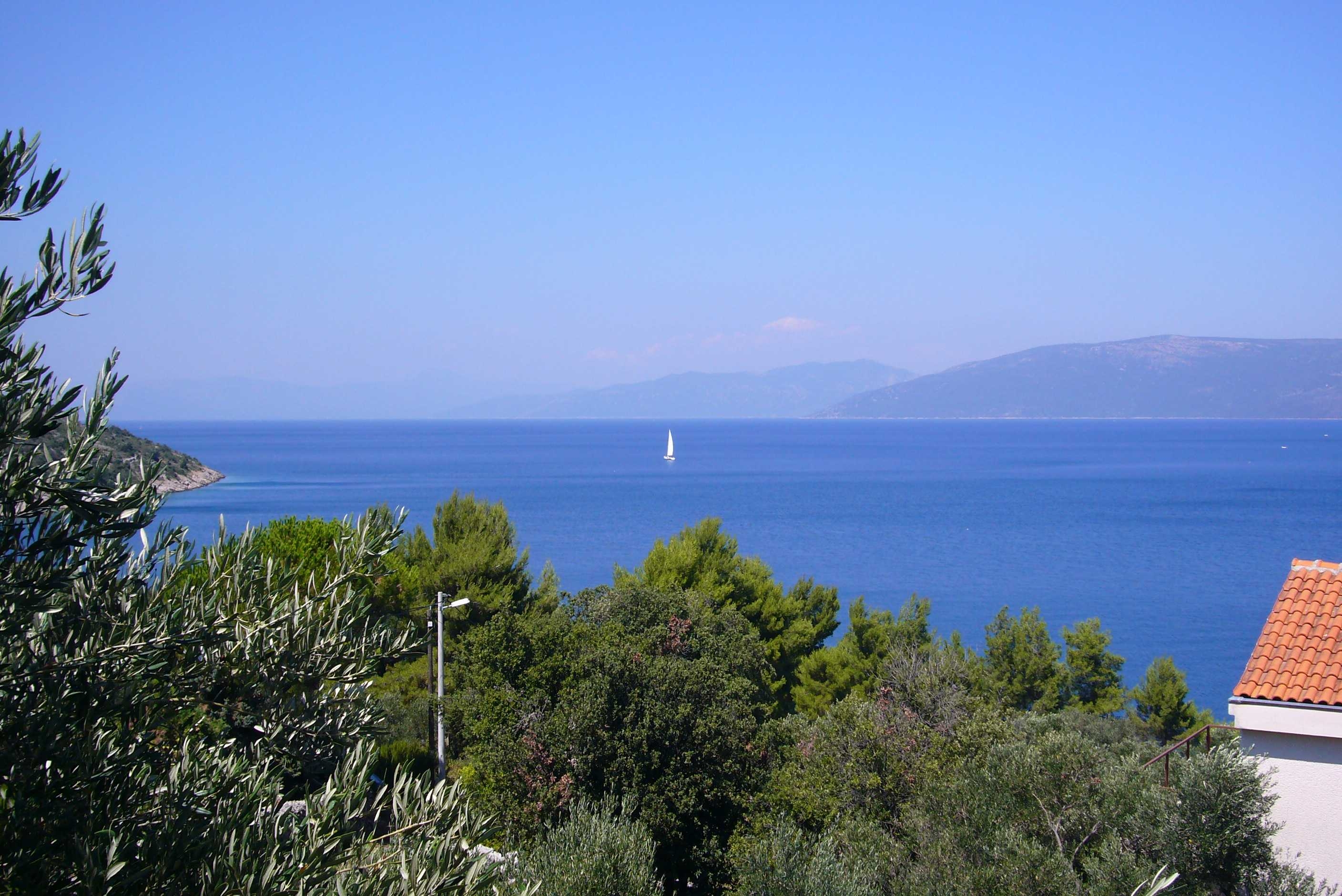 One bedroom apartment with balcony and sea view Valun, Cres  A-b