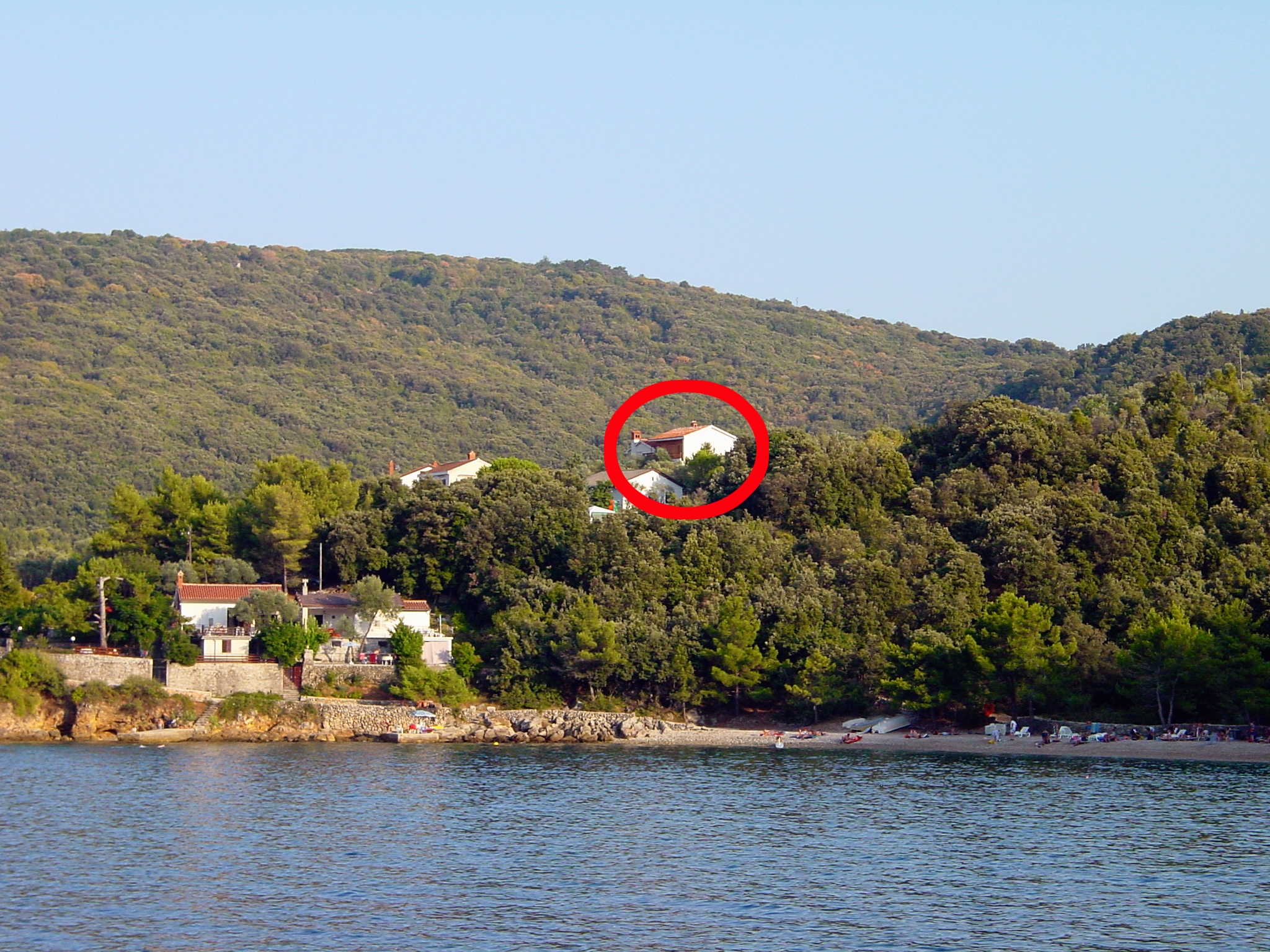 Two bedroom apartment with terrace and sea view Valun, Cres  A-a