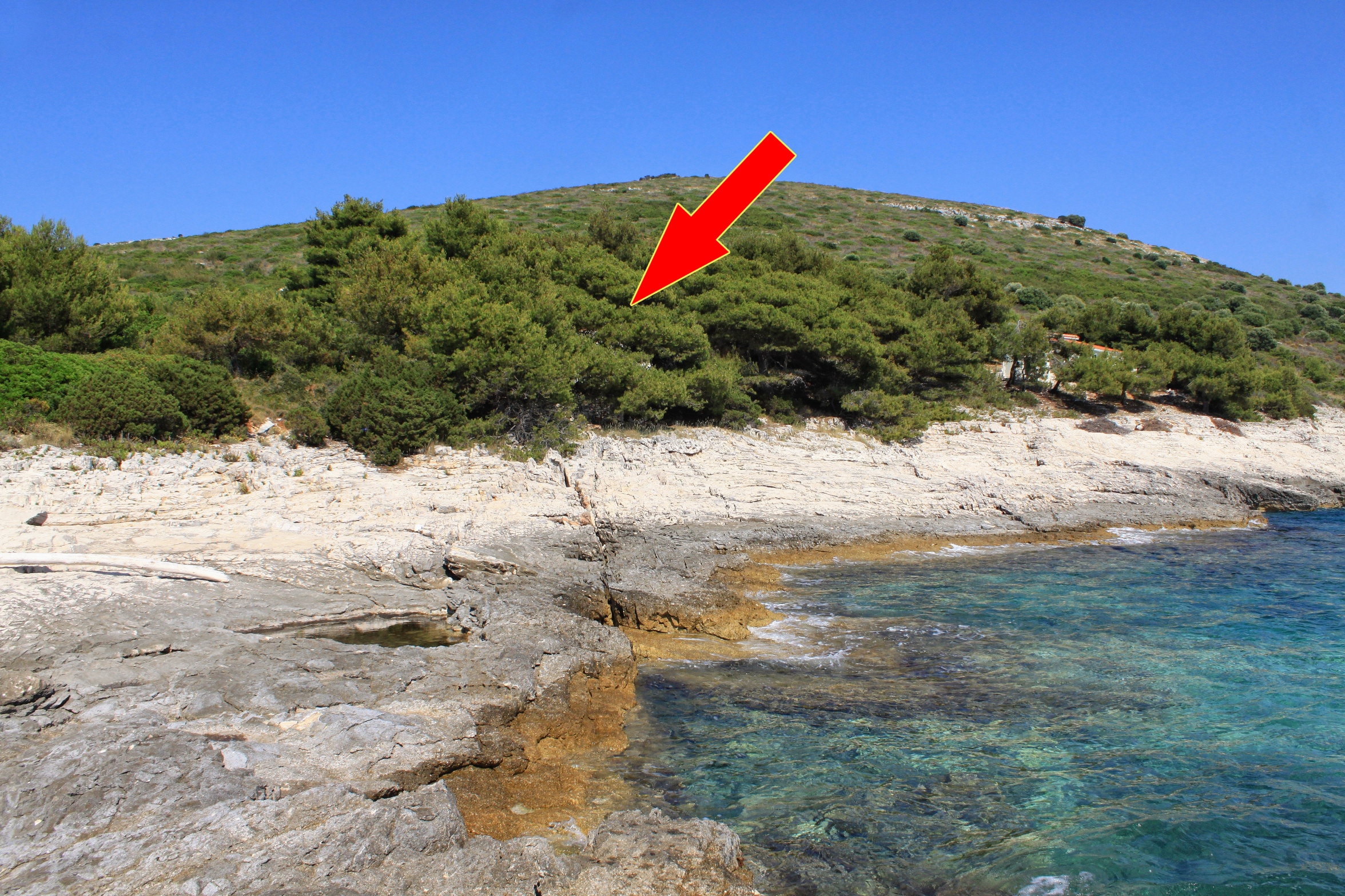 Haus im Ort Ripi??e (Dugi otok), Kapazität2+2 Ferienhaus in Kroatien