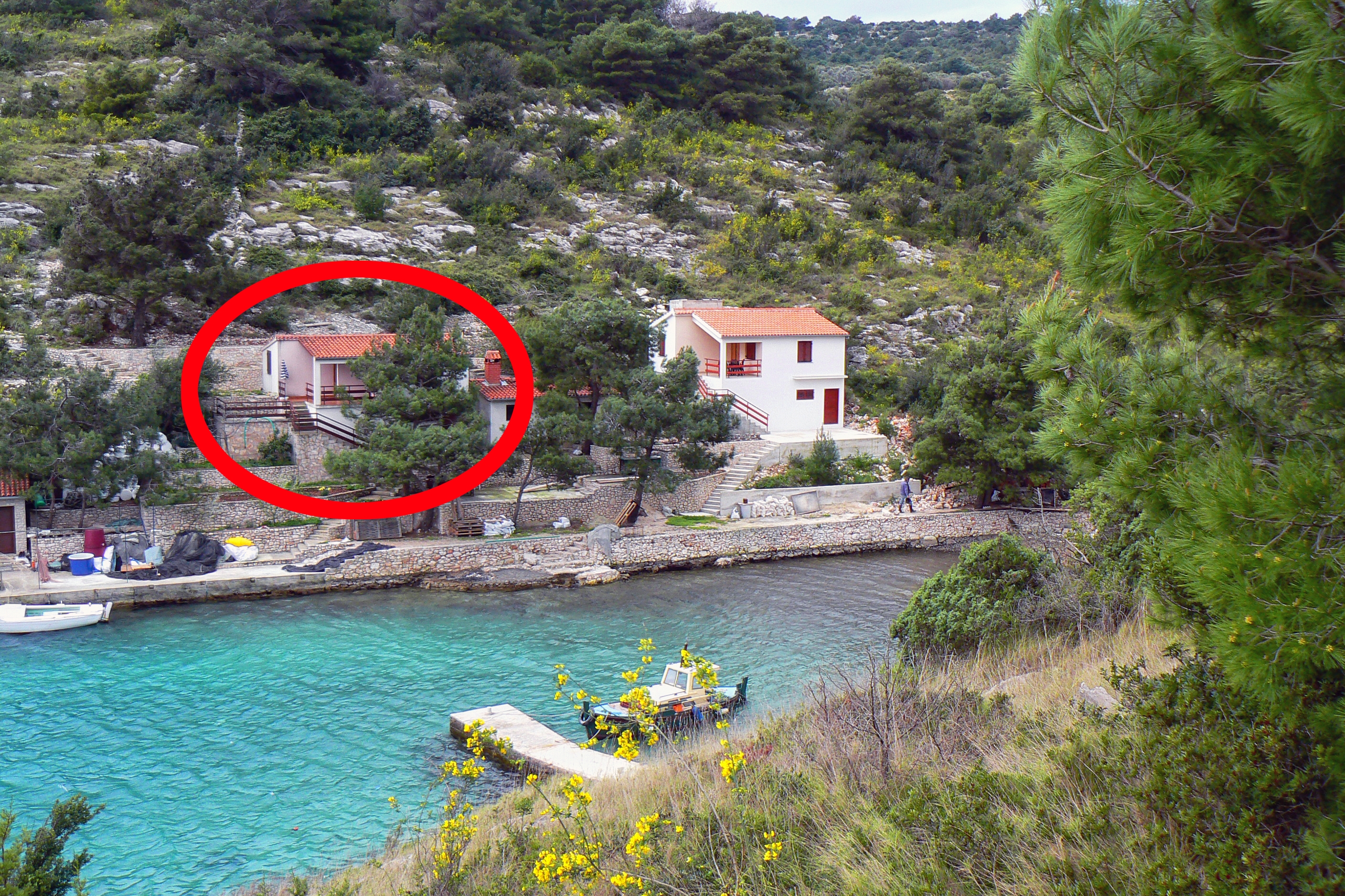 Two bedroom apartment near beach Cove Dumboka, Dugi otok (A-395-a)