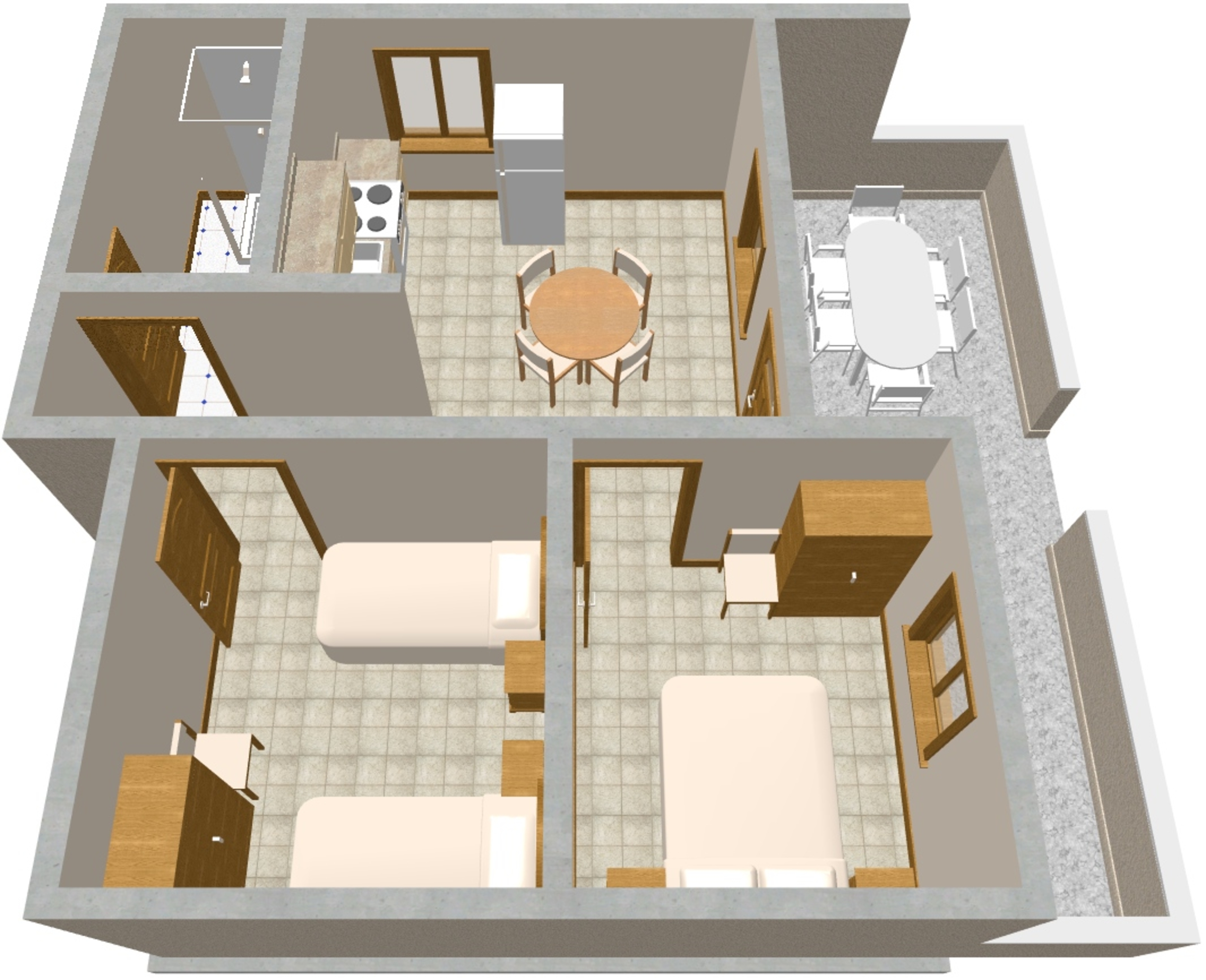 Two bedroom house near beach Lavdara, Dugi otok  K