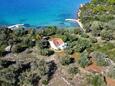 Krknata, Dugi otok, Objekt 397 - Ubytovanie blízko mora s kamenistou plážou.