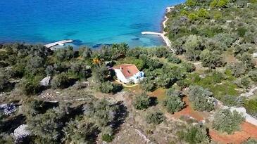 Krknata, Dugi otok, Objekt 397 - Ubytovanie blízko mora s kamenistou plážou.