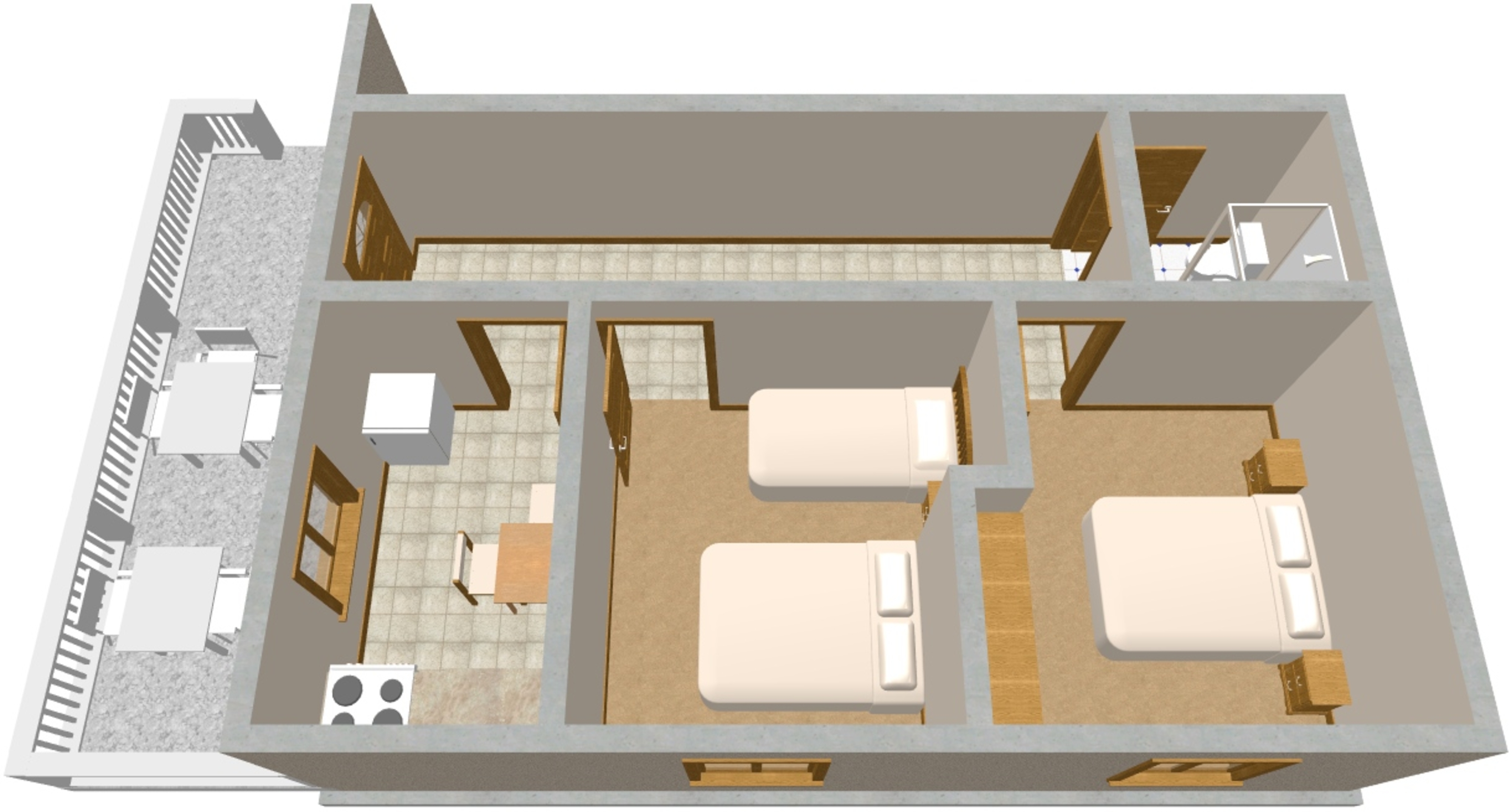 Two bedroom house near beach Krknata, Dugi otok  K