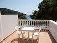 Terrace Saplunara, Terrace in the room, s pogledom na more.
