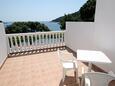 Terrace Saplunara, Terrace in the room, s pogledom na more.