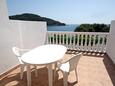 Terrace Saplunara, Terrace in the room, s pogledom na more.