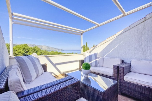Two bedroom apartment with terrace and sea view Stari Grad, Hvar  A-a