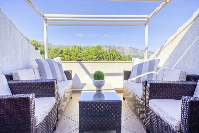 Two bedroom apartment with terrace and sea view Stari Grad, Hvar  A-a
