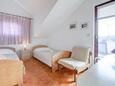 Ložnice 2 Vrboska, Ložnice 2 v ubytování typu apartment, domácí mazlíčci povoleni a WiFi.