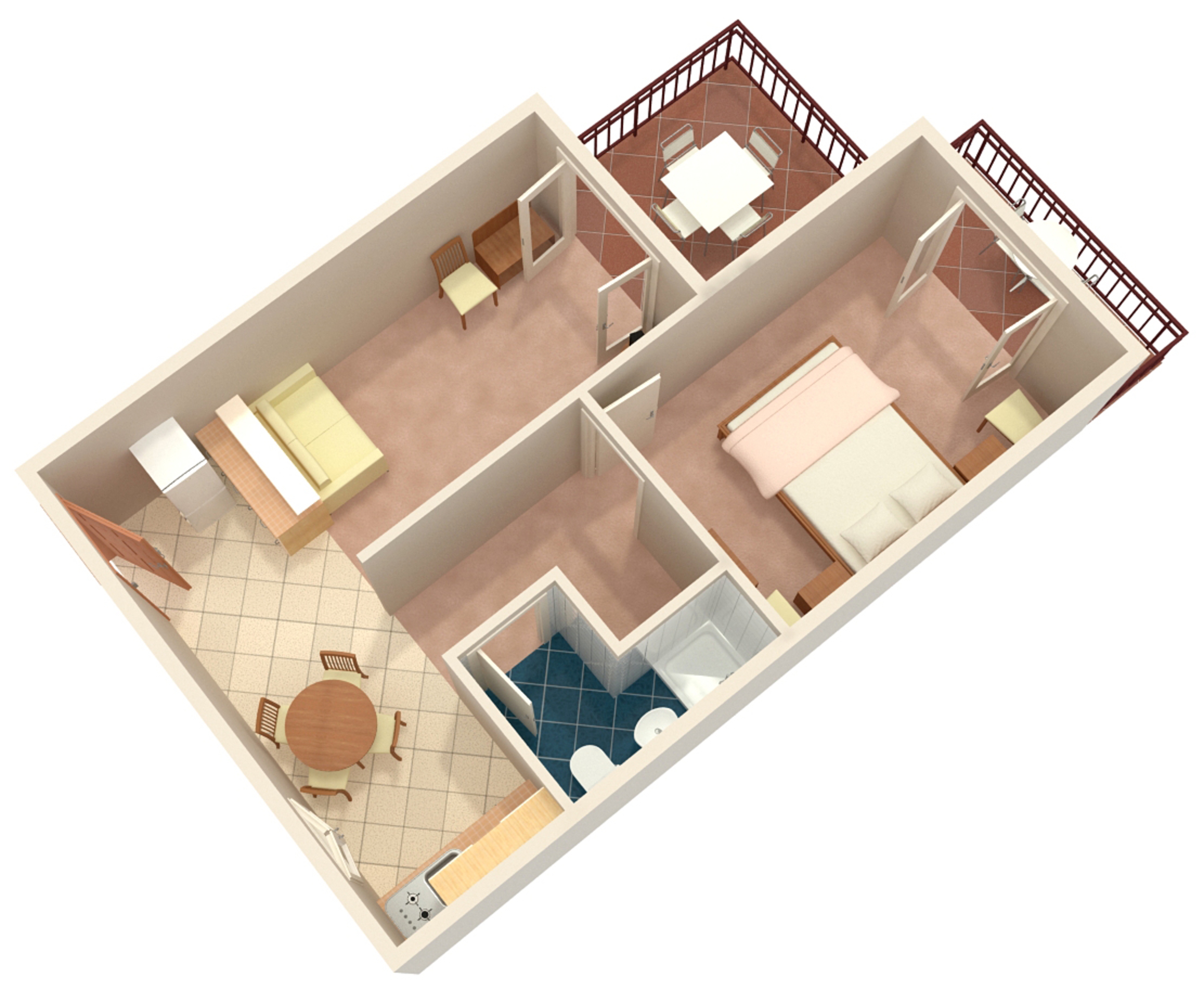 One bedroom apartment near beach Sućuraj, Hvar  A-a