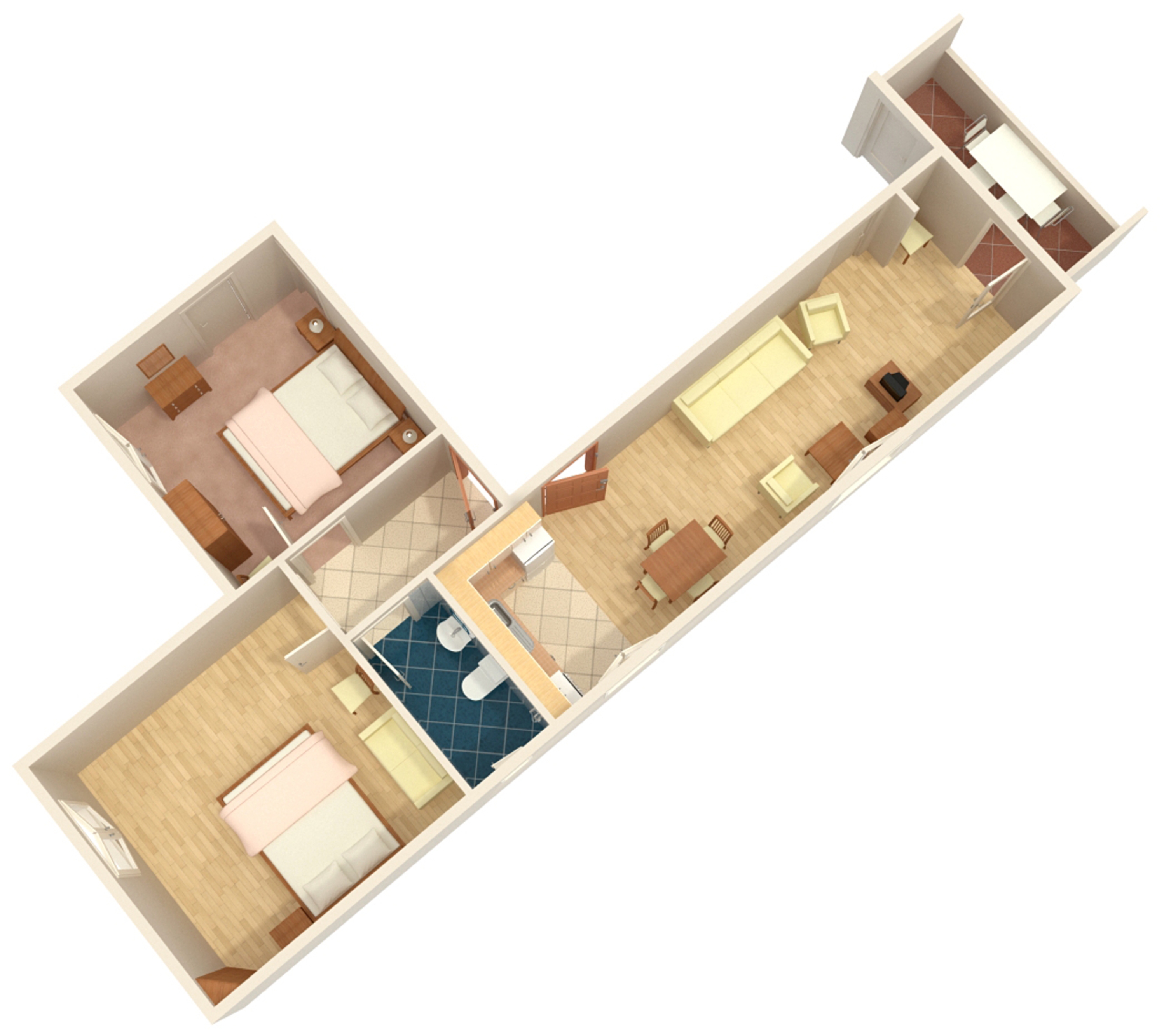 Two bedroom apartment near beach Sućuraj, Hvar  A-e