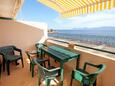 Sućuraj, Terras in the apartment, with a sea view, (pet friendly) en WiFi.