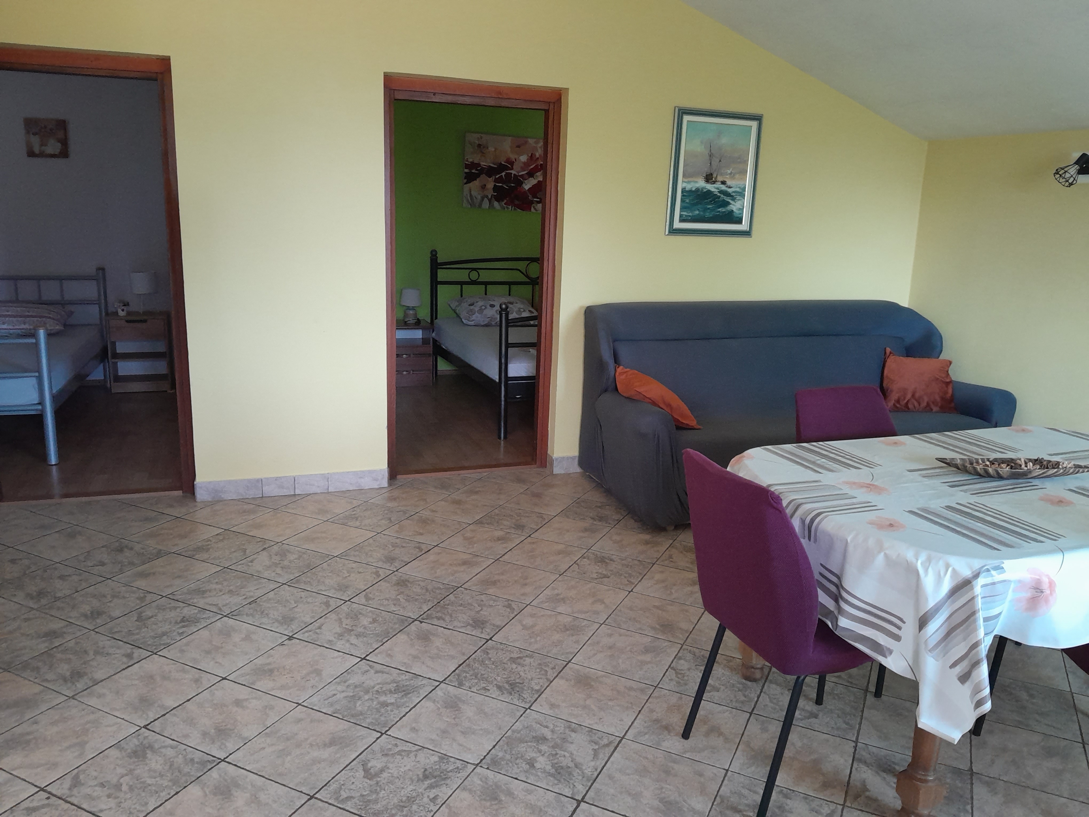 Two bedroom apartment with terrace and sea view Mudri Dolac, Hvar  A-a