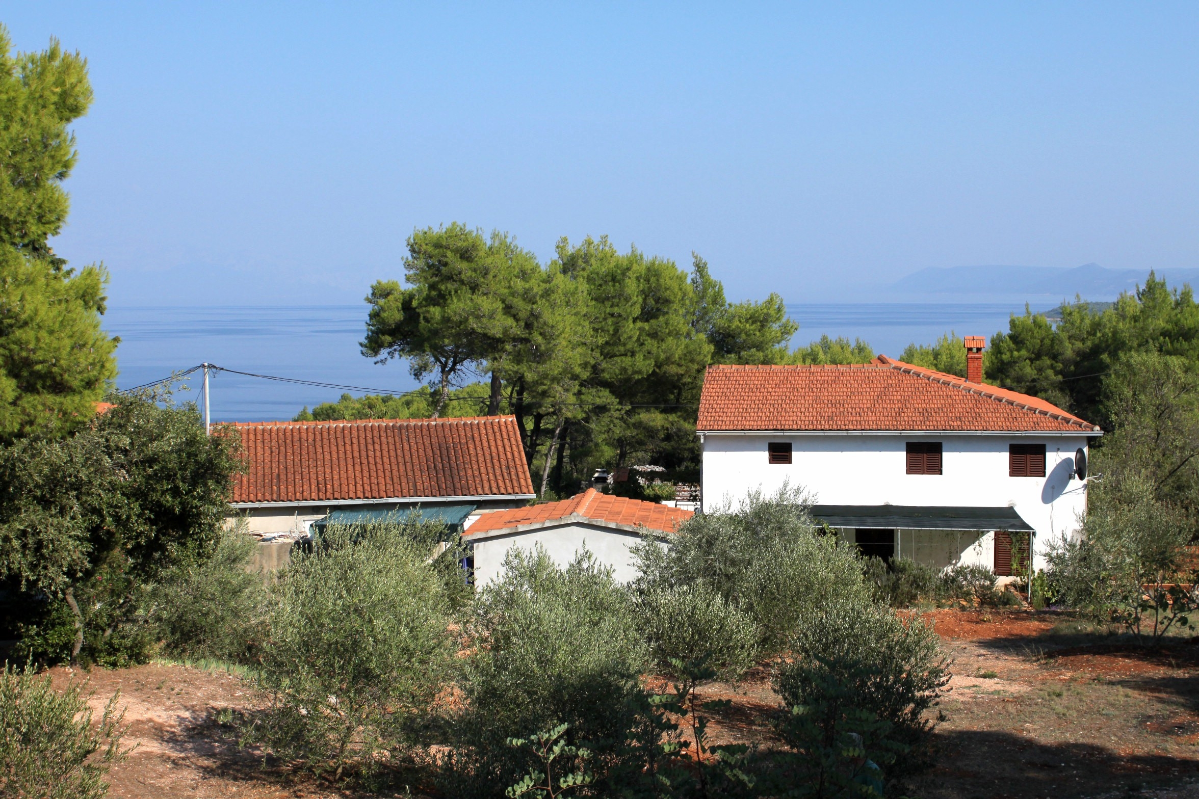 Two bedroom apartment with terrace and sea view Mudri Dolac, Hvar  A-a