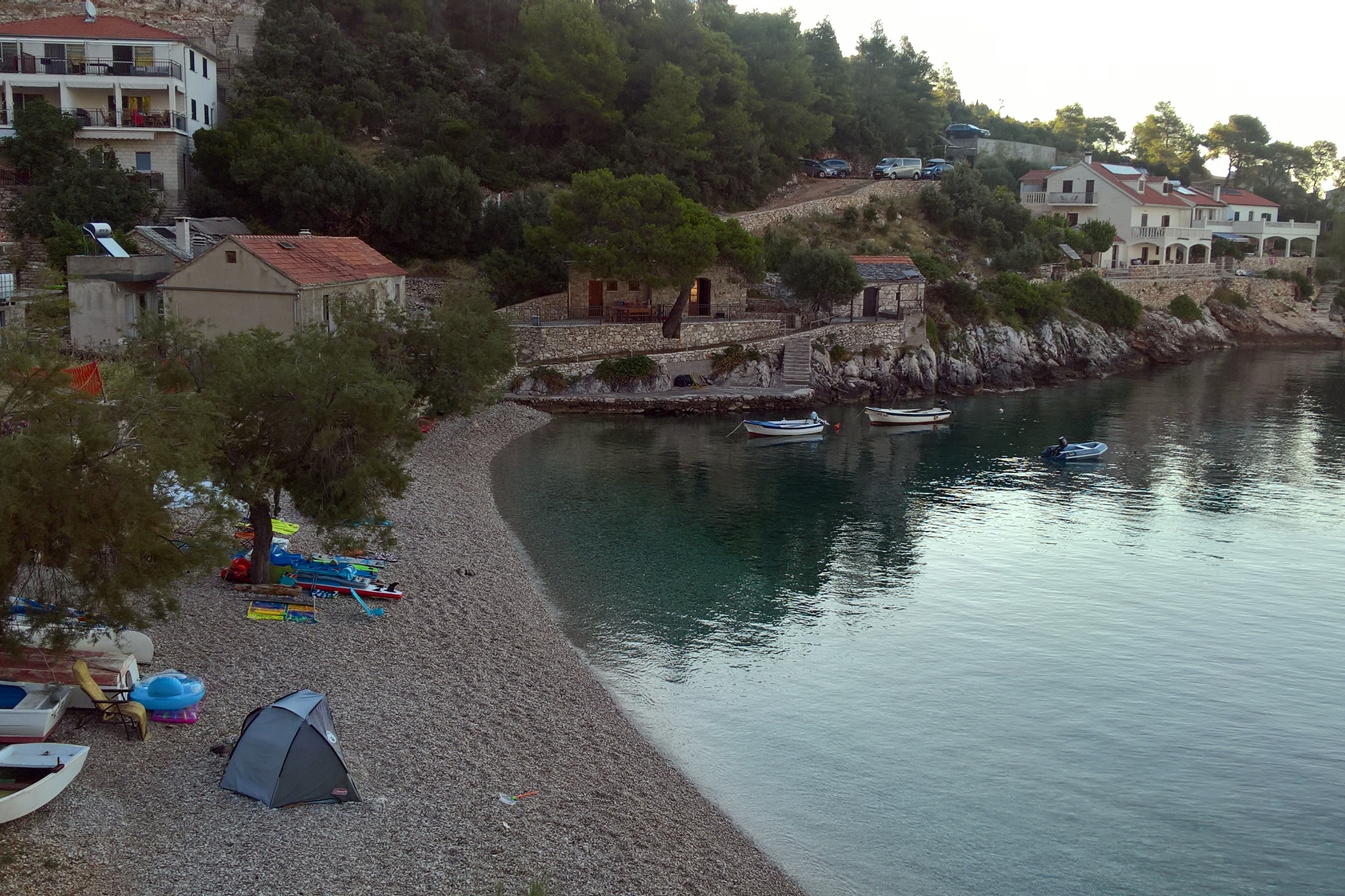 Two bedroom apartment near beach Cove Torac, Hvar  A-a