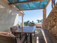 Terrace 1 Sveta Nedilja, Terrace 1 in the apartment, with a sea view, (pet friendly) and WiFi.