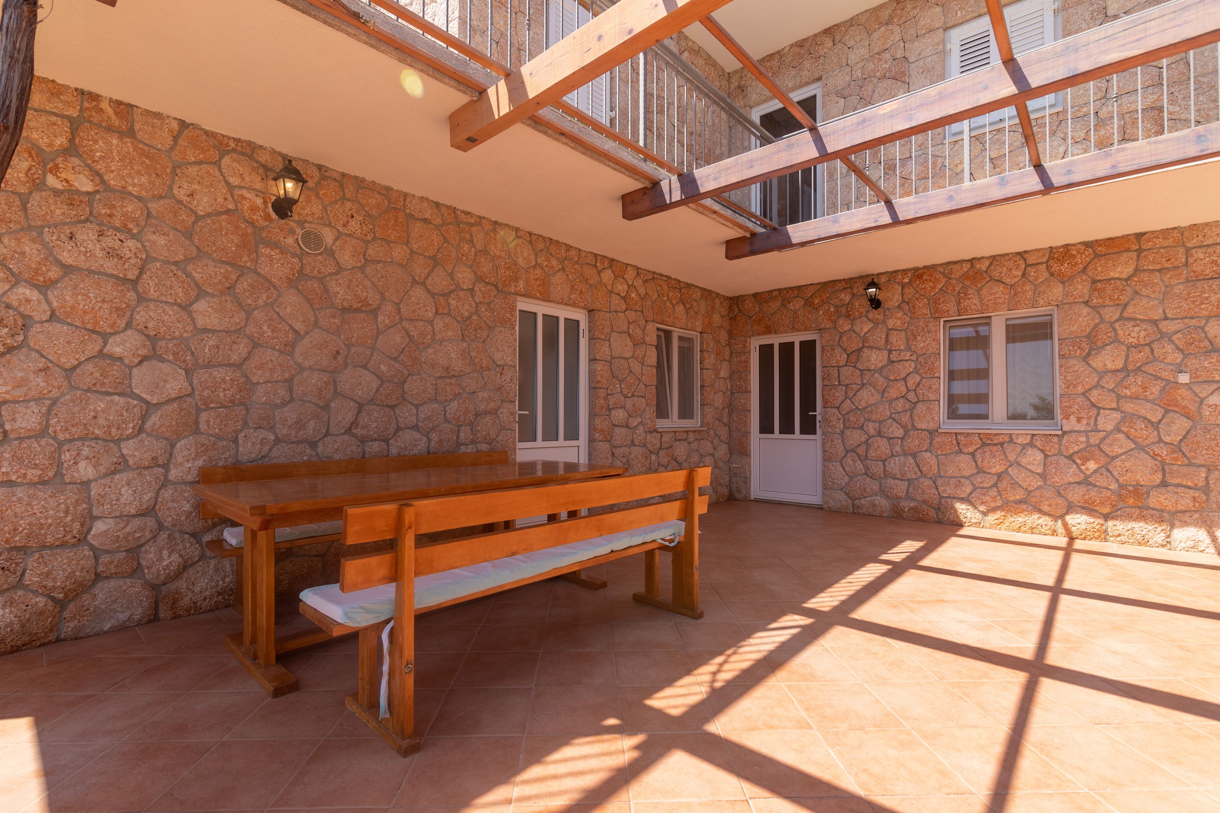 Two bedroom apartment with terrace and sea view Sveta Nedilja, Hvar  A-b