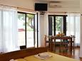 Dining room Stara Novalja, Dining room in the studio-apartment, air condition available.