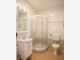 Bathroom Novalja, Bathroom in the apartment, (pet friendly) and WiFi.