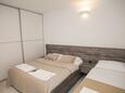 Bedroom Novalja, Bedroom in the apartment, (pet friendly) and WiFi.
