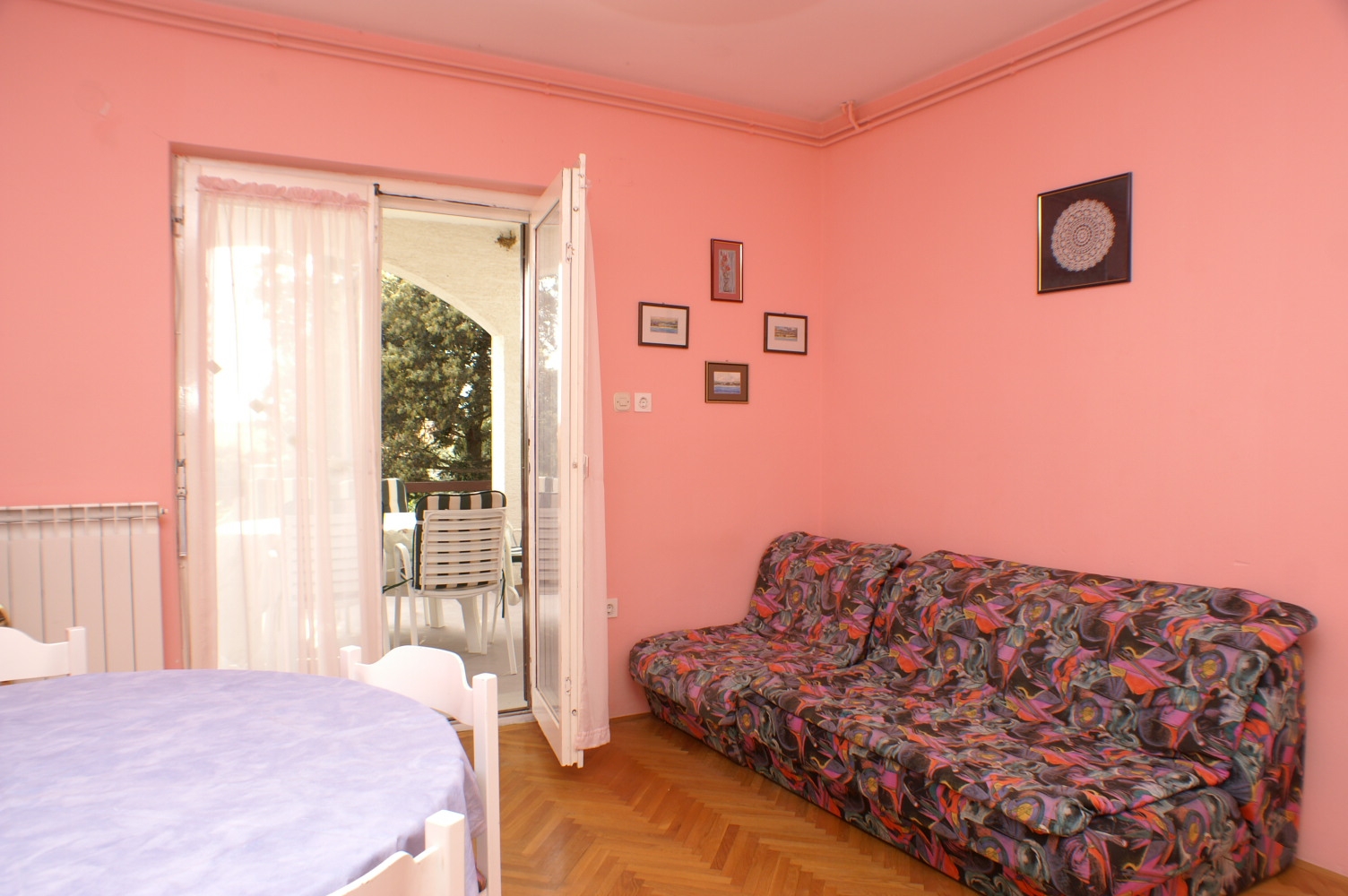 Two bedroom apartment with terrace Mandre, Pag  A-a
