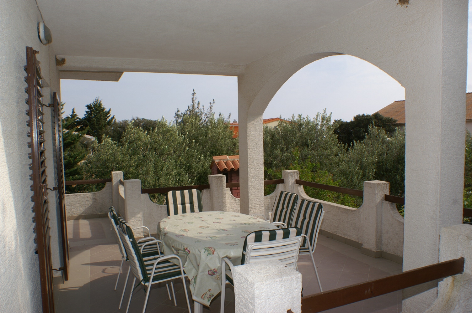Two bedroom apartment with terrace Mandre, Pag  A-a