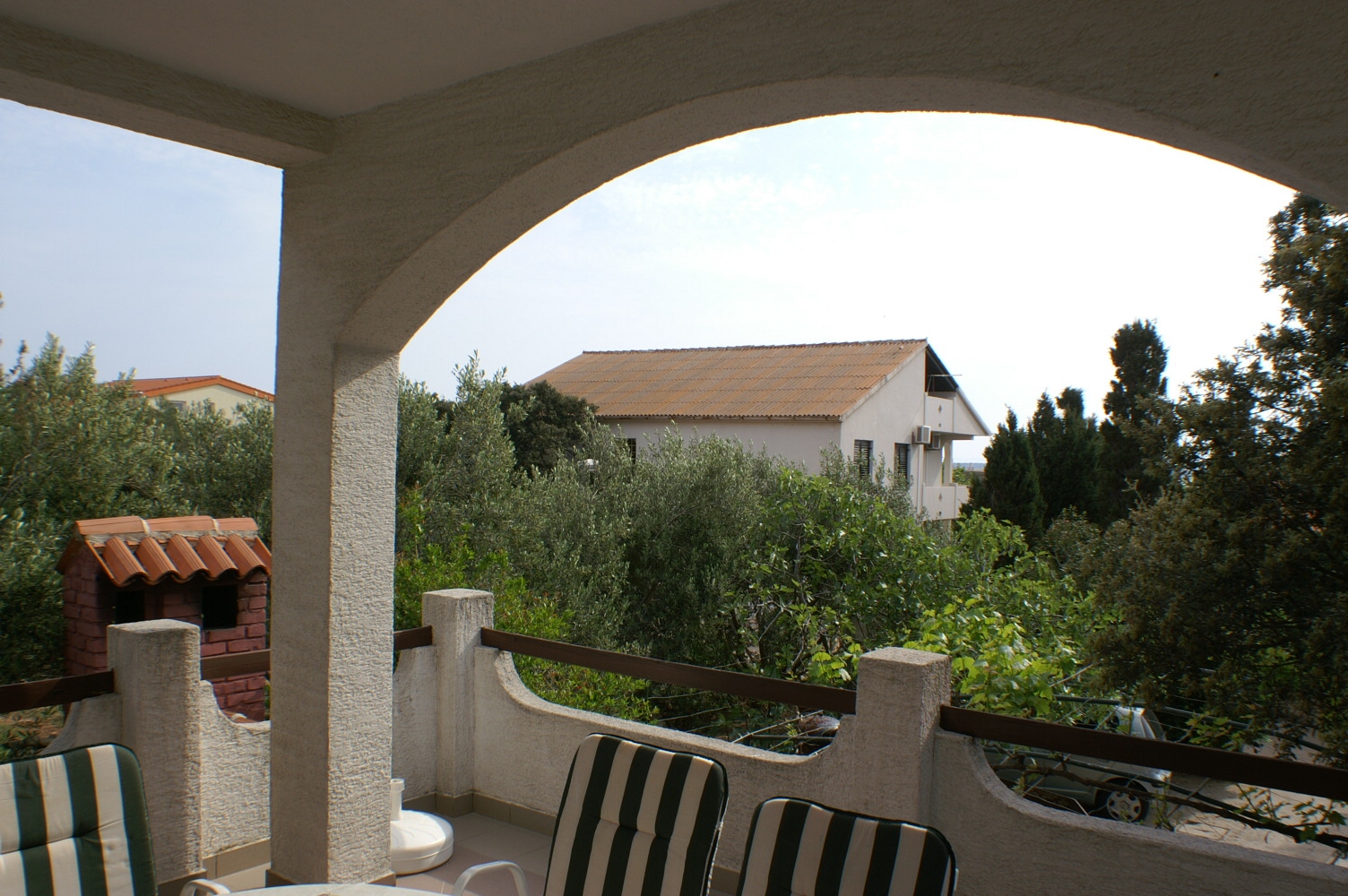 Two bedroom apartment with terrace Mandre, Pag  A-a