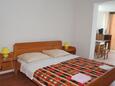 Ložnice Jakišnica, Ložnice v ubytování typu room, s klimatizací, domácí mazlíčci povoleni a WiFi.